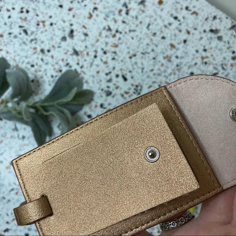 Luggage Tag Rose Gold Travel Vacation accessories UNDERSTATED LEATHER - Picture 8 of 12